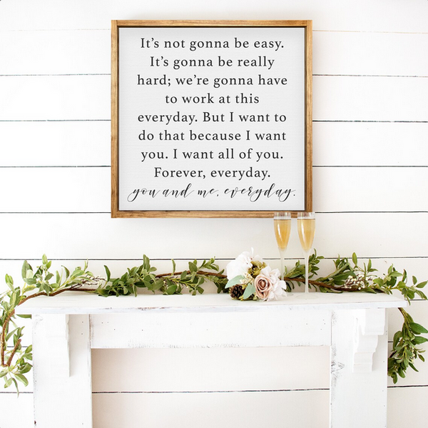 You and Me Everyday — Romantic Couple's Decor