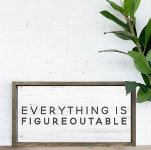 Everything is Figureoutable — FAUX Whitewashed Wood Background