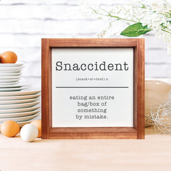 Snaccident Definition