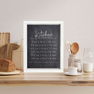 Kitchen Conversions — Chalkboard Background